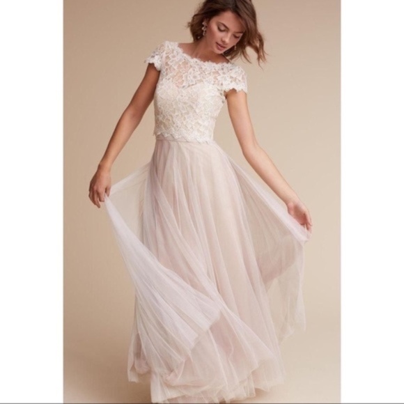 BHLDN by TADASHI SHOJI Sydney Lace Topper - Picture 7 of 9